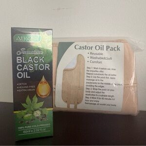 Jamaican Black Castor Oil and wrap bundle